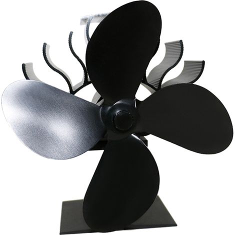 Ventilateur de cheminée pour poêle à bois, moteur silencieux, alimenté par la chaleur, circulation d'air chaud, ventilateur écologique pour poêles à gaz/granulés/bois/bûches (1/5)