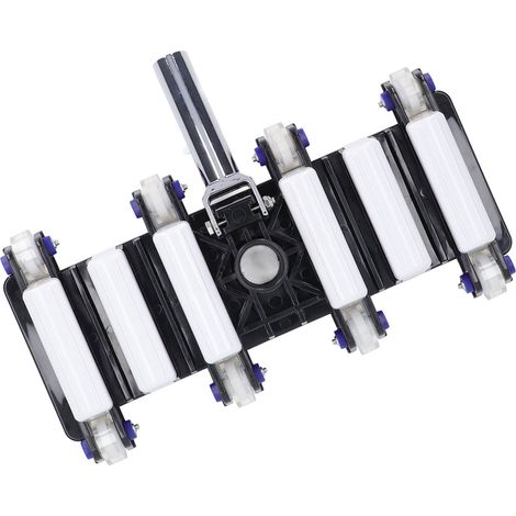 Tête de brosse de 35,5 cm pour aspirateur de piscine, en plastique, à main, pour le nettoyage des piscines et parcs aquatiques. (1/5)