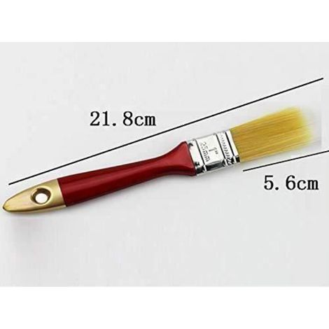 Lot 3 Pinceaux Peinture Acrylique-Huile - - Idéal travaux Bricolage - 50mm, 38mm, 25mm (1/4)