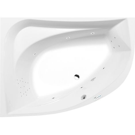 Baignoire balnéo TANYA L, 160x120x49cm, Highline Hydro, chrome (1/3)