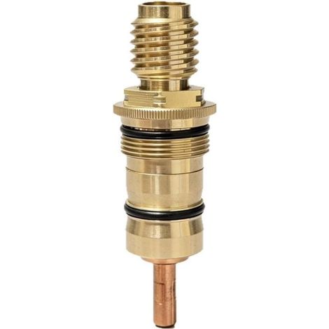 Cartouche thermostatique 47050000 pour mitigeur de douche Grohe 1/2" en laiton de rechange avec contrôle de température d'arrêt sécurisé Finition dorée (1/5)