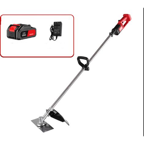 Tondeuse à gazon électrique sans balais 21 V, désherbeur multifonction, petit appareil ménager portable, 1 batterie, 1 chargeur (1/5)