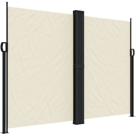 Maison Exclusive - Seitenmarkise Ausziehbar Creme 180x600 cm