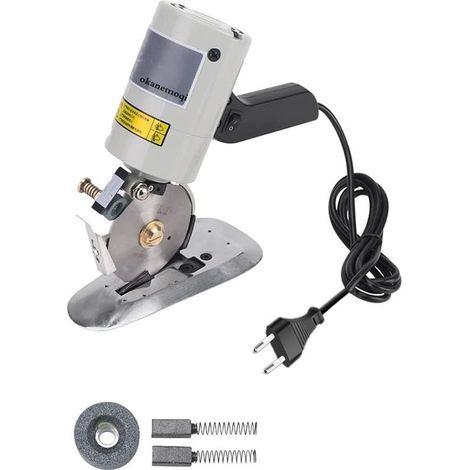 Ciseaux électriques pour textile et cuir – Lame 90 mm – Épaisseur de coupe 30 mm – Vitesse de coupe élevée – Dispositif d'affûtage automatique - TY-90B (1/5)