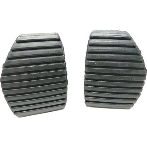 2x Brems- und Kupplungspedalabdeckungen mit rutschfesten Gummipads für Peugeot 208 2008, 301, 307, 308 und Citroën C5 C3 (Bild) (1/5)