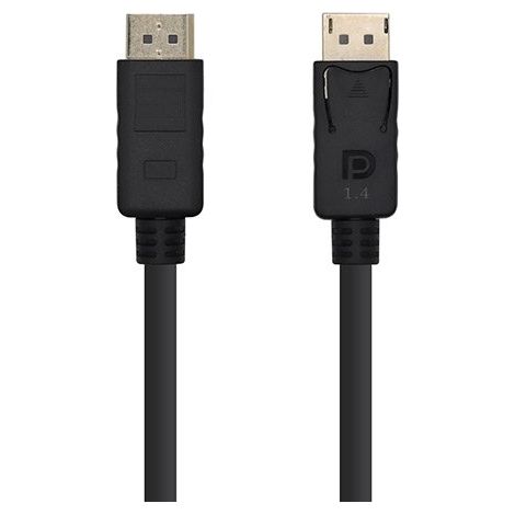 AISENS - A149-0390 - DISPLAYPORT V1.4 8K@60HZ, DP/M-DP/M Kabel, Schwarz, 2.0M