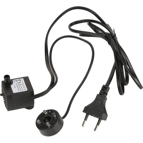 Pompe à eau submersible ultra-silencieuse de 2 W pour bassin, aquarium et fontaine (1/5)