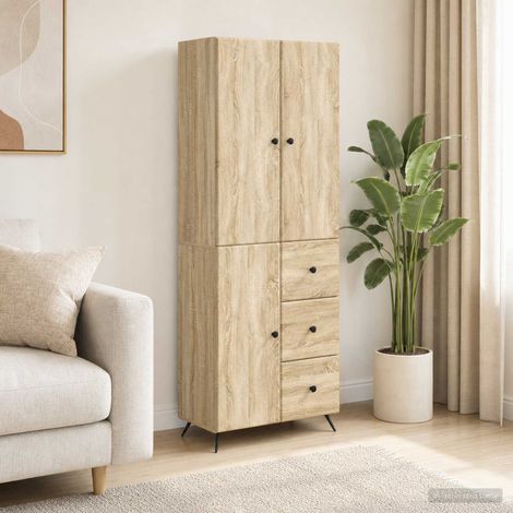 vidaXL Schrankset 2 pcs Sonoma-Eiche Holzwerkstoff (1/5)