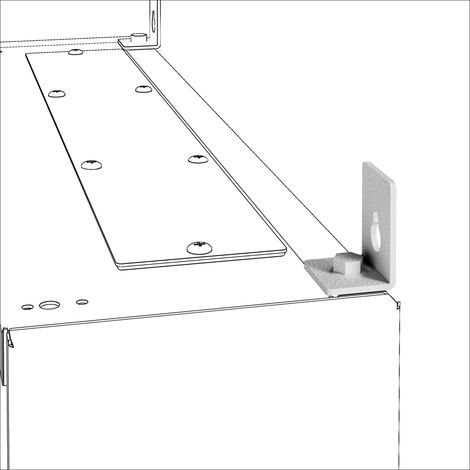 STAFFE FISSAGGIO QDX630H/L PAVIMENTO GEWISS GWD3453