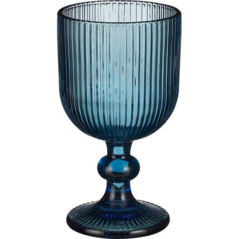 Lot de verres à vin bleu pour la dégustation et le service de table - PANGIVO (1/2)
