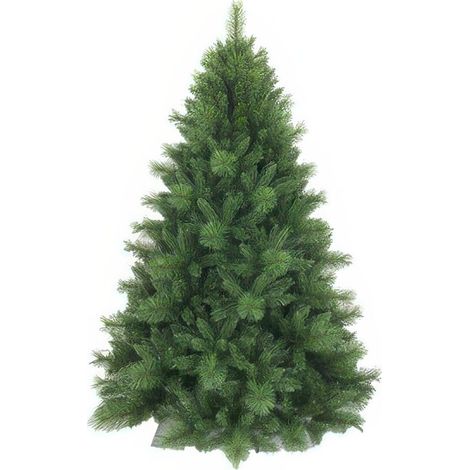 Albero di Natale Artificiale 240 cm 1919 Rami Diam. 153 cm in PVC ad Aghi Duri Apertura a Ombrello Aleppo