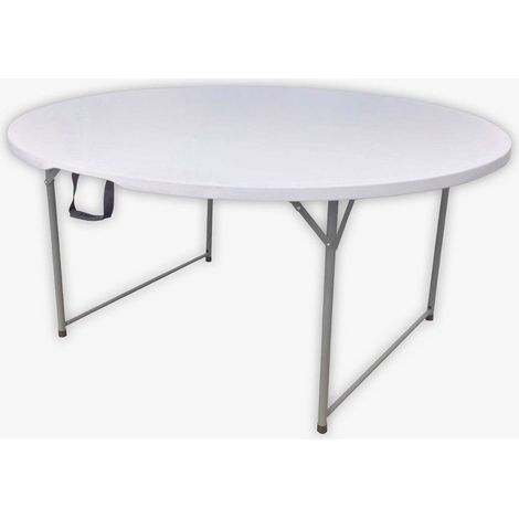 [JAMAIS UTILISÉ] Runder Klapptisch WERKA PRO  Ø150 x 74 cm  weiß