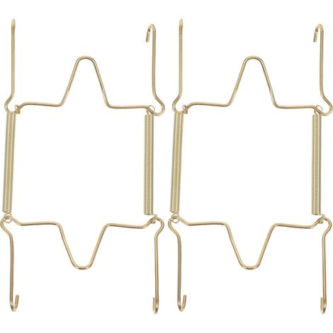 teiliges Set unsichtbarer Wandtellerhalter 15 cm langer U