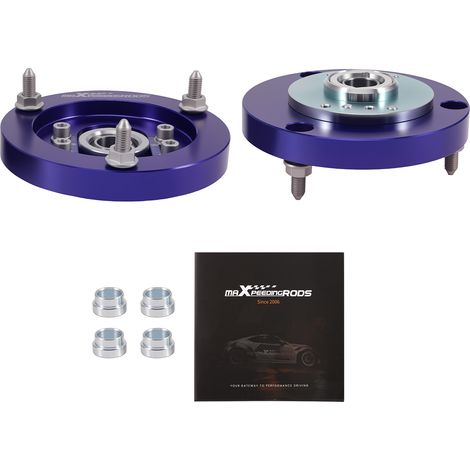 Adjustable Front Coilover Camber Plates for BMW E46 Suspension Top Mounts 2pcs (1/5)