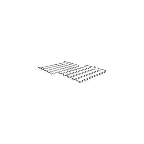 Rejilla de soporte compatible con Electrolux 405548817/7 izquierda derecha para placas de cocción