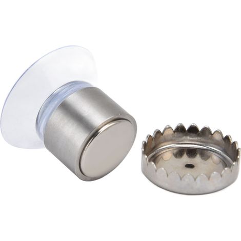 Seifenschale aus Edelstahl mit Saugnapf, kein Bohren erforderlich, magnetischer, wandmontierter Abtropfhalter für das Badezimmer, minimalistisch, streifenfreier Seifenhalter (1/5)