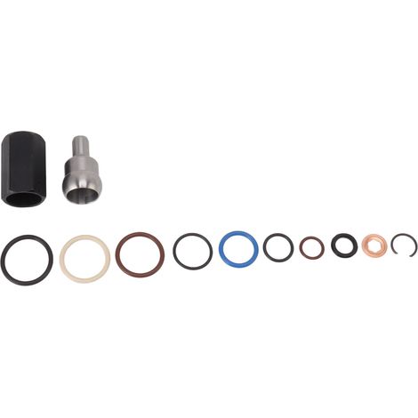 Kit de réparation fuite d'huile rampe injection joints toriques tube bille injecteur pour Ford 6.0L Powerstroke 2003-2010 (1/5)
