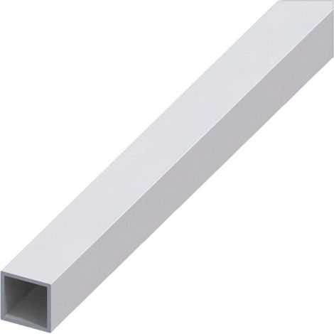 Alfer Profilo Tubo Quadrato Alluminio Argento Satinato Mm. 20X20X1 Mt. 1 - 5 Pz