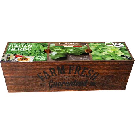 Kit prêt à pousser - Herbes de cuisine Italiennes