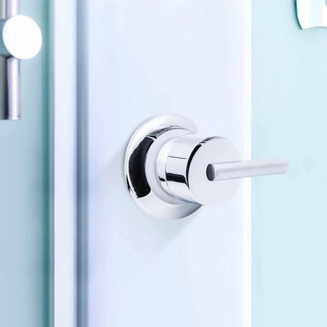Mitigeur douche 1 voie en laiton G1/2, mélangeur eau chaude froide avec cartouche céramique (1/5)