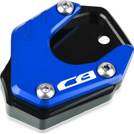 (Noir et bleu) CBR500R CB500F CB500X 2013-2022 2023 Extension de béquille latérale, support de repose-pieds, plaque d'extension, support, CB125R CB300R CB400X CBR650R CB650R maxpower (1/4)