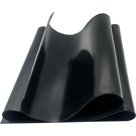 Bande de caoutchouc 1 pièce Néoprène Étanchéité à l'huile et amortissement des vibrations Usage industriel et bricolage Noir (1/5)