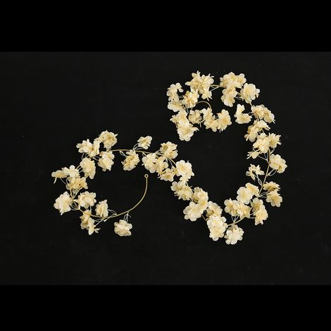 5 Stück 1,8 m – Champagner Guirlandes de Cerisie Fleurs Artificielles