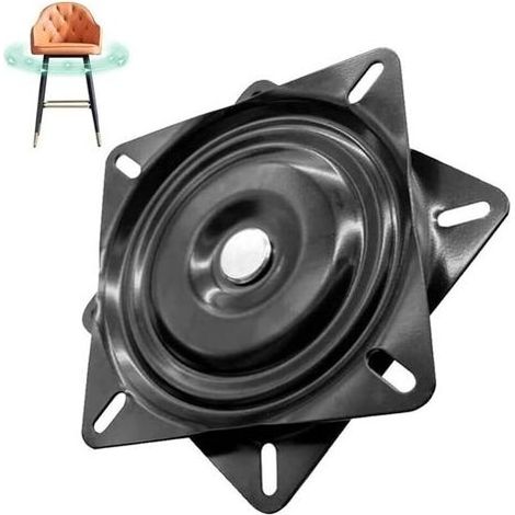 Lntyq Table Tournante de Chaise Pivotante, Plateau Tournant Roulement à Billes, Plateau Tournant à Roulement à Billes à 360 °, pour Tabourets Tables Étagères TV (Max 200Kg) (1/5)