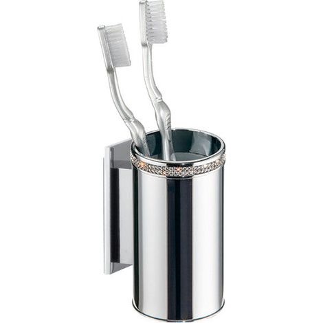 MANILLONS TORRENT 06666002 CARMEN Portacepillos Pared Adhesivo Cromo - ref: 06666002 (1/2)