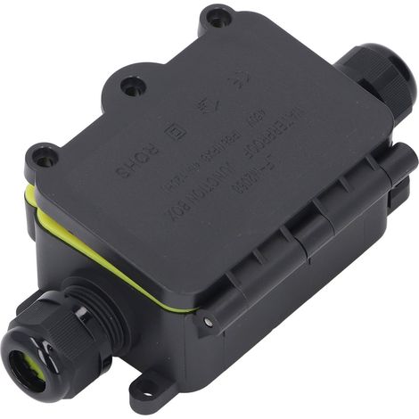 Boîte de jonction électrique étanche IP68 à 2 voies en plastique PA66 pour éclairage paysager extérieur LED 450 V (1/5)