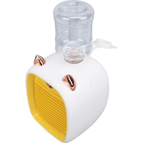 Ventilateur Rafraîchissant de Bureau Forme de Petit Renard Brumisateur à Recharge USB 800 mAh Mini Rafraîchisseur d'Air de Table avec Réservoir Eau 220 ml pour Chambre Bureau Type 1 (1/5)