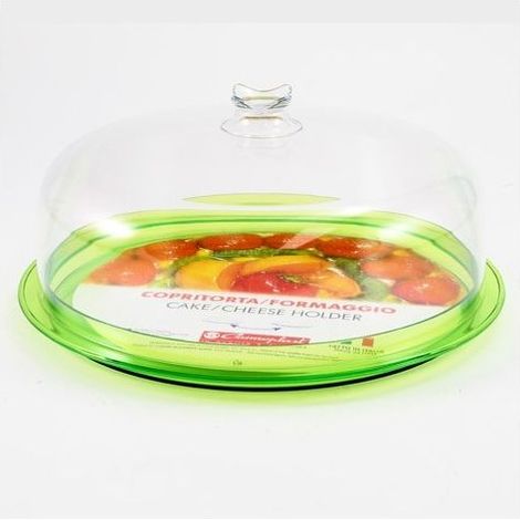 Cosmoplast Piatto per torta bombato 34 cm