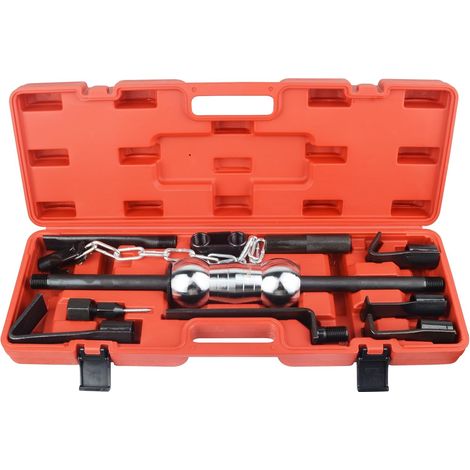 13-Piece Car Body Repair Tool Kit with Slide Hammer, Car Dent Puller (1/5)