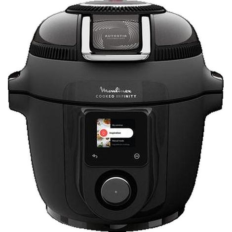Moulinex – Multicuiseur Cookeo Infinity 6,5L – 20 modes de cuisson – 150 recettes préprogrammées – Cuve en céramique antiadhésive – Connectivité Wi-Fi