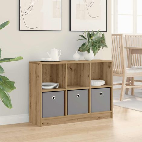 vidaXL Buffet avec tiroir Chêne artisanal 88,5 x 27,5 x 63,5 cm