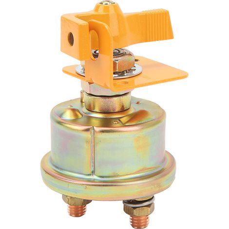 Interrupteur coupe-batterie rotatif 300 A, isolateur de batterie 12 V/24 V avec trou de serrure fixe pour camping-car et yacht (1/5)