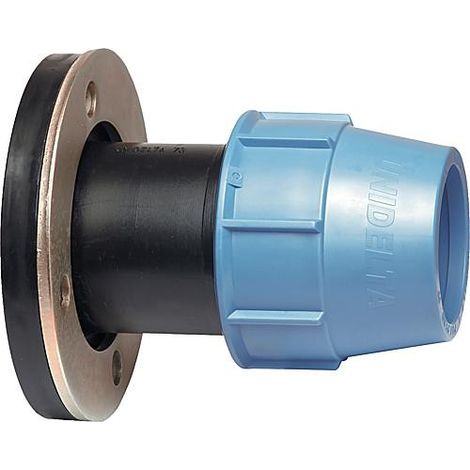 Manchon a bride avec raccord a ecrou libre 75x2 1/2" (DN65), PN 10/16 (1/2)