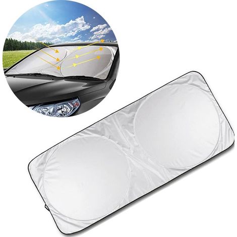 Windschutzscheiben-Sonnenschirm – 150 x 70 cm – UV- und Hitzeschutz – Für Autos – 1 Stück (1/5)