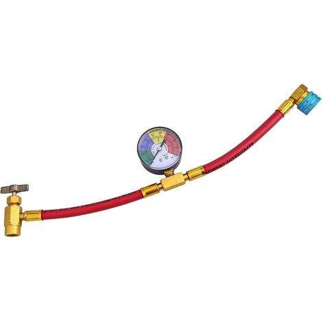 Kit de recharge AC for voiture, camion, SUV, tuyau et jauge en U (1/5)