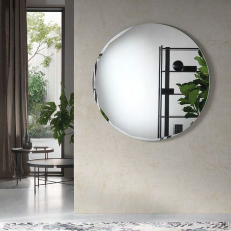 Specchio tondo con molatura laterale D120 cm HARA (1/3)