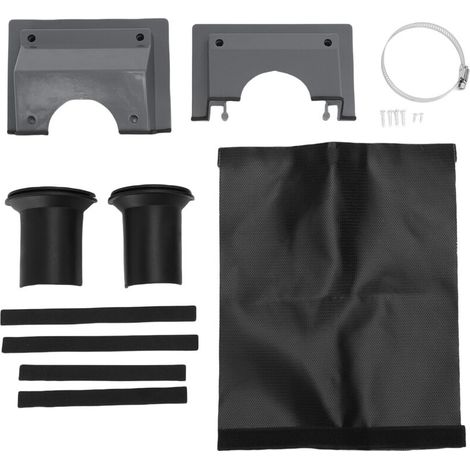 Jeffergarden Kit de recouvrement pour conduit de passage mural de climatisation split (intérieur/extérieur) - Gris (1/5)