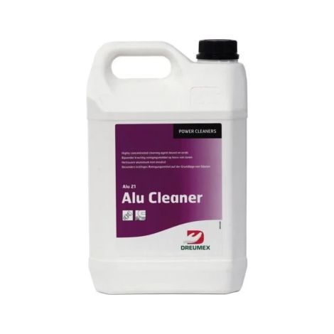 Nettoyant aluminium 5 litres – Élimine corrosion et dépôts calcaires – Non abrasif pour métaux – Sans silicones – pH < 1 – Dreumex