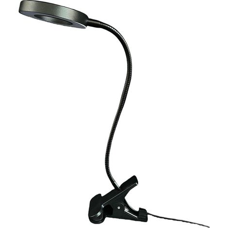 Lampe de bureau, [3 modes de couleur et 10 niveaux de luminosité] Lampe de lecture LED avec pince, bras flexible en silicone, idéale pour les enfants qui lisent au lit la nuit (1/5)
