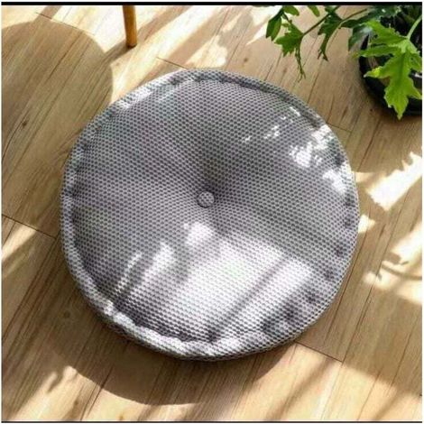Cuscino per sedia, imbottitura per sedia per casa, ufficio, giardino, per cucina e soggiorno, decorazione, 40 cm (grigio chiaro) (1/4)