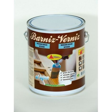 Barniz Madera Interior Brillo Al Agua 4 Lt Abtb106 Promade (1/4)