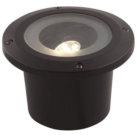 Spot encastrable - Extérieur 12V, 5W IP67 - Noir (1/3)