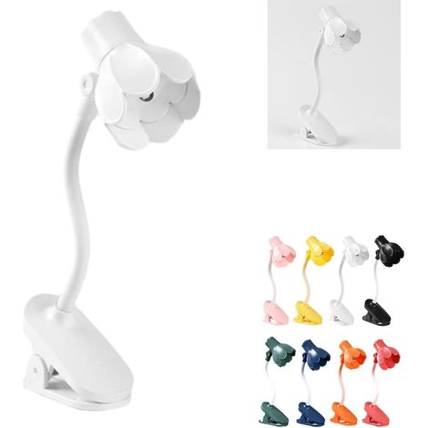 Générique Lampe de lecture mignonne en forme fleur pastel, à (1/5)