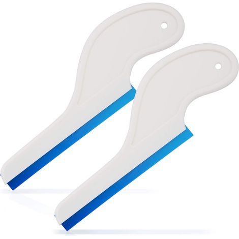 Tergivetro per auto con lama flessibile in silicone, tergivetro per auto con manico, lavavetri per auto, confezione da 2 (1/5)