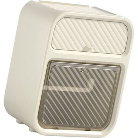 Wasserdichter, wandmontierter Toilettenpapierhalter mit Schublade zur Aufbewahrung von Toilettenpapierrollen - Crezuo (1/4)