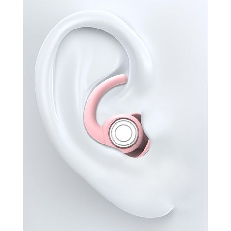 Bouchon d'Oreille pour Dormir Anti Bruit, 2 Paires Bouchons d'Oreilles Réutilisables et Lavables, Bouchon Oreille Silicone Antibruit pour Sommeil, Musique, Fêtes, Concerts (1/5)